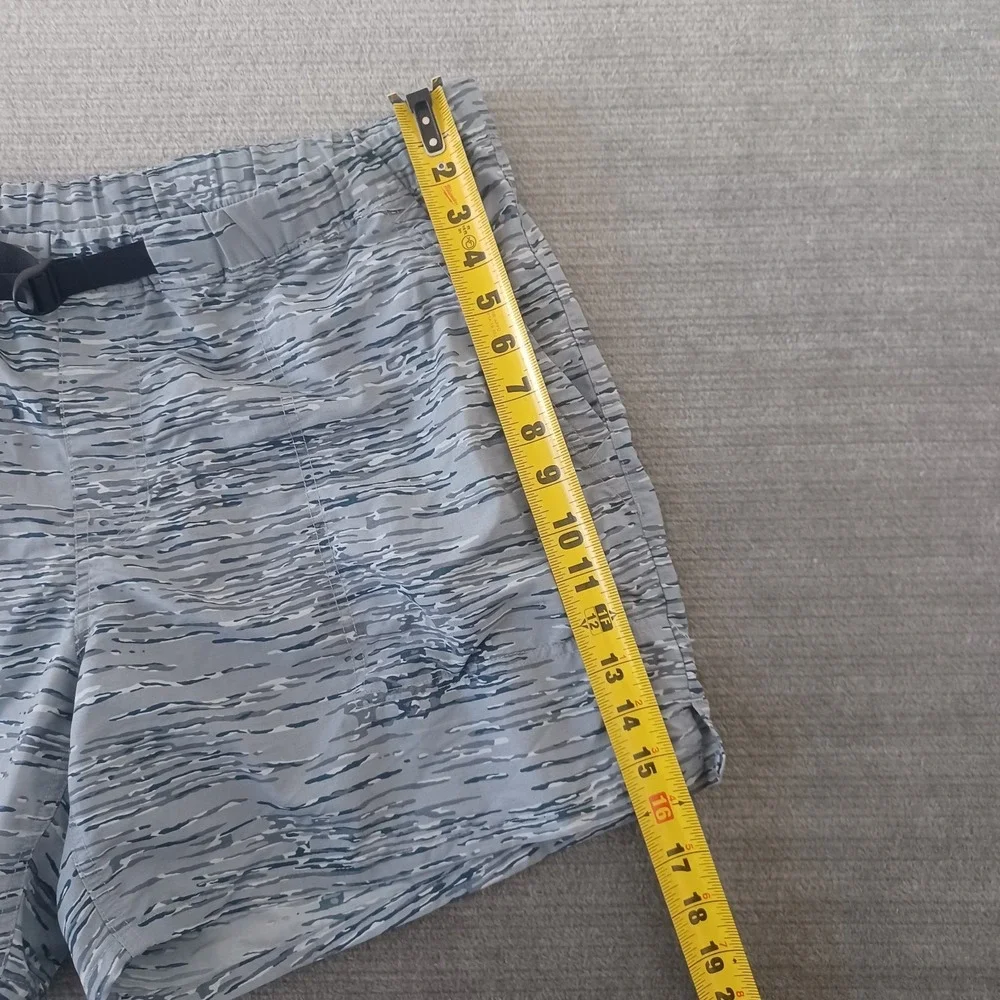 REI Trailmade Amphib Shorts‎ Mens XL Gray Belted Ripstop Hiking Swim UPF 50